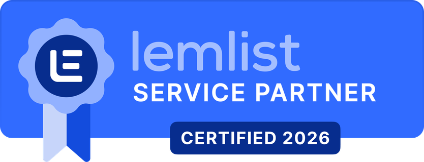 lemlist Service Partner · Certified 2026